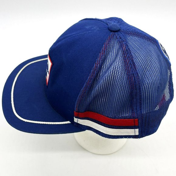 Vtg Pabst Blue Ribbon Beer O'Neill Blue Snap Back Mesh Truckers Baseball Hat Cap - Picture 4 of 8